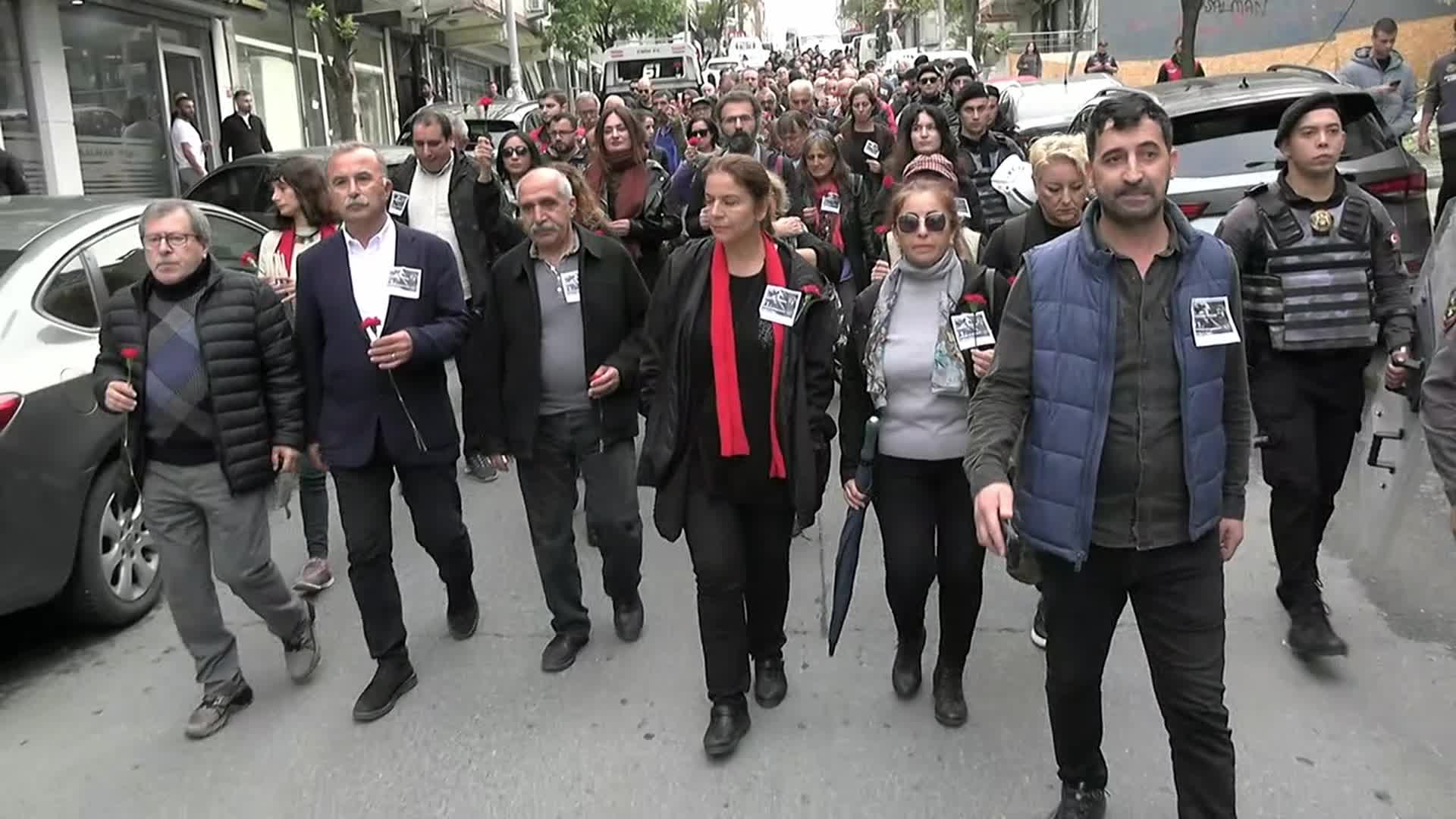 Dostları Hakan Tosun için yürüdü ve adalet talebinde bulundu